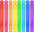 32-Piece 8 Colors Mini Bubble Wands Assortment Party Favors Toys for Kids Child, Christmas Celebration,Thanksgiving New Year, Themed Birthday,Wedding, Bath Time,Summer Outdoor Gifts for Girls Boys