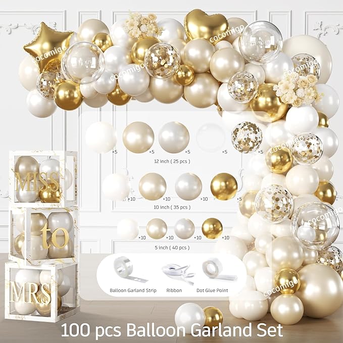 287Pcs Engagement Party Decorations, All-in-one Happy Engagement Decorations with 25 Serves Disposable Plates, 2 Pcs Waterproof Engaged Tablecloth Wedding Proposal Decorations Party Decor