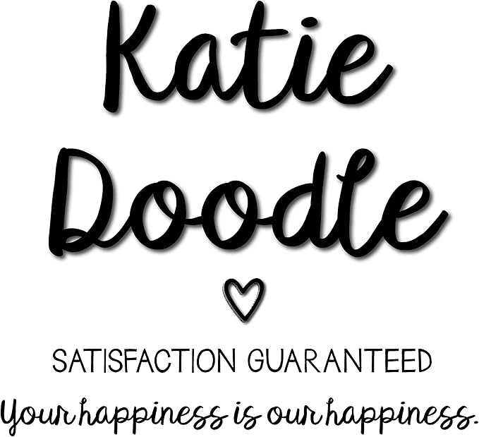 Katie Doodle - Funny Birthday Cards for Women (2-Pack, Handmade in USA) - Great for 30th, 40th, 50th, 60th, 70th, 75th, 80th, 90th Birthday Gifts for Women Friends - Includes 2 Cards & 2 Envelopes