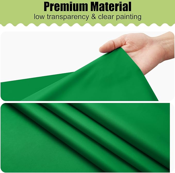 Smiry Disposable Table Cloth - 6 Pack, 54 x 72 Inch Waterproof Rectangle Tablecloths for Parties, Decorative Plastic Table Cover, Leakproof & Sturdy, Green