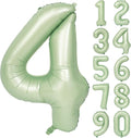40" Olive green Number Balloons Helium Foil Mylar Balloon Birthday Party banquet Decoration Digital 4