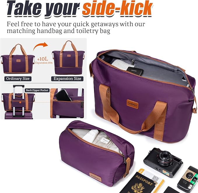 Cosbarn Luggage Sets 5 Piece Suitcases with Wheels, Suitcase Set ABS Hard Case Luggage with Spinner Wheels Durable Travel Luggage