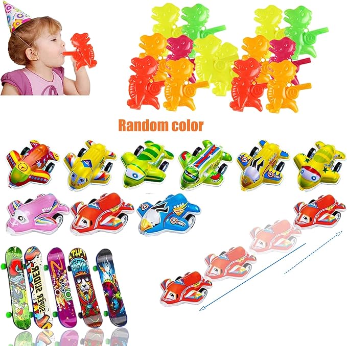 132 Pcs Party Favors for Kids, Treasure Box Toys for Classroom, Prize Box Toys for Kids, Goodie Bags Stuffers, Pinata Filler, Treasure Chest Pop Fidget Birthday Gifts