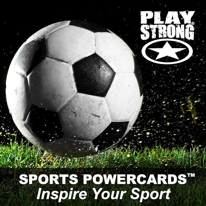 Play Strong Soccer Happy Birthday Baller Birthday Card, 5x7 Inch, Multicolor, Includes Envelope