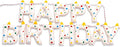 Pre-Strung Happy Birthday Banner Handmade Wool Felt HAPPY BIRTHDAY Garland, Reusable Rainbow Party Decorations,Personalized Holiday Sign for Kids Birthday Party Decor,Photo Prop (Confetti Dots Banner)