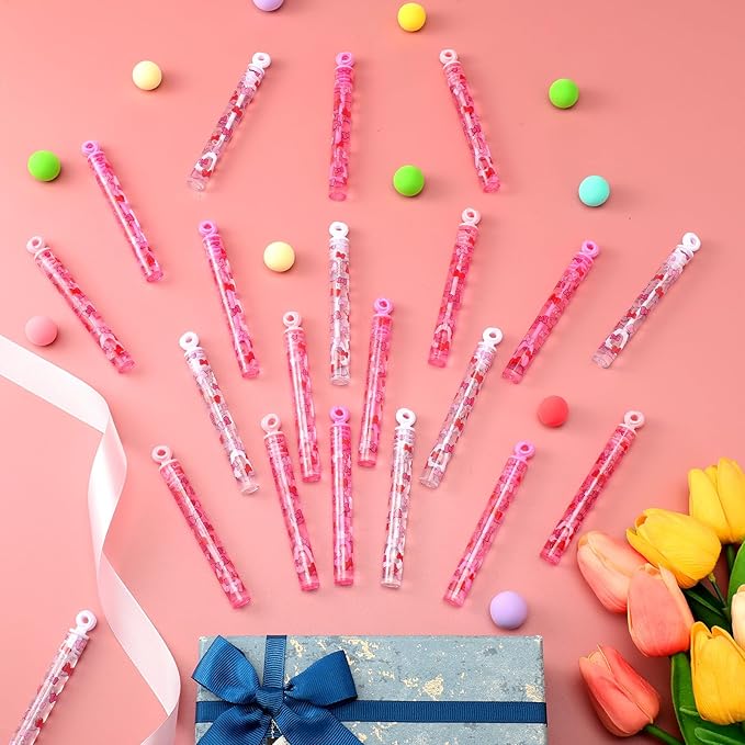 32 Pcs Kitty Bubble Wands Kawaii Bow Bubbles Wand Party Favors for Summer Activity Birthday Gifts Carnival Goody Bag Stuffers Wedding Supplies