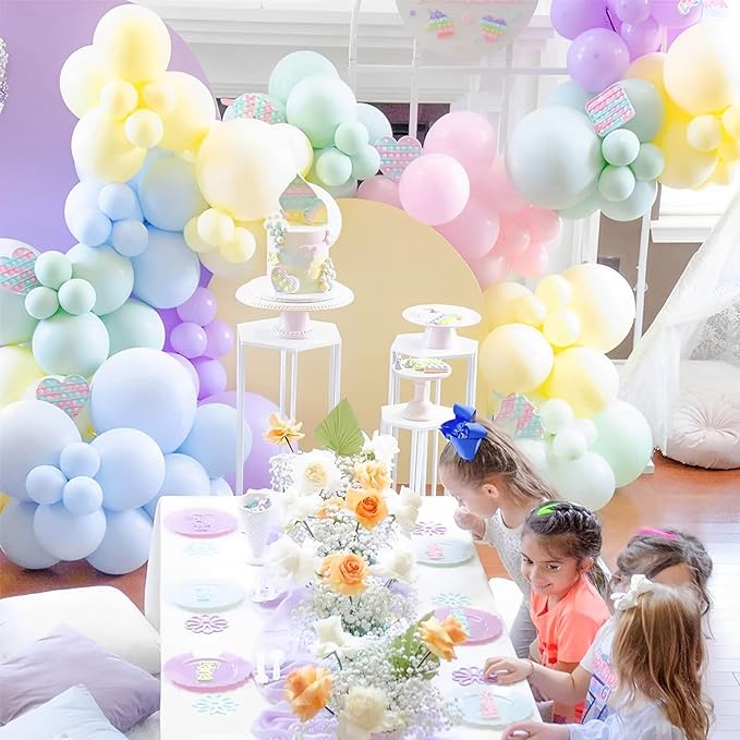 105pcs Baby Blue Balloons 12inch Party Latex Balloons for Birthday Graduation Baby Shower Anniversary New Year Holiday Party Decorations