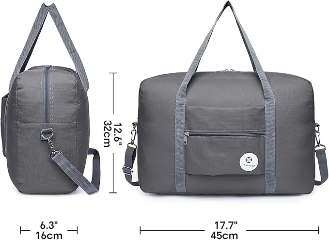 For Spirit Airlines Personal Item Bag Foldable Travel Duffel Bag Tote Carry on Luggage Duffle Overnight for Women and Men