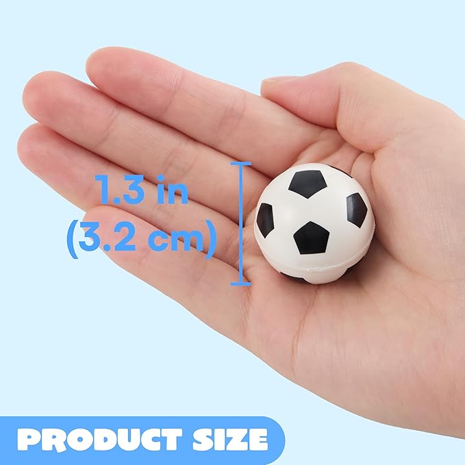 JOYIN 24 Pcs Multi-Sports Bouncy Balls Bulk with Storage Bag, 6 Style 32mm Small Balls for Kids Party Favors for Kids 4-8, Classroom Prizes, Treasure Box Toys & Goodie Bags Stuffers