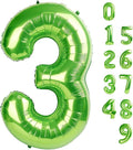 Numbers Balloon 3, 40 Inch Large Light Green Balloon for Three Year Old Birthday Decor, 3 13 30 31 Birthday Party Decorations for Wedding Supplies