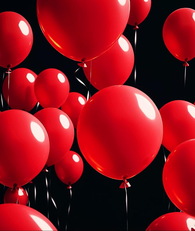 600 Pack Red Balloons 12 Inch Red Latex Balloons - Various Party Balloons Decorations