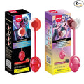 AMOS TastySounds Audio Lollipop 2-Pack Combo - Strawberry & Blacberry Flavors, Bone Conduction Music Candy with Earbud Design