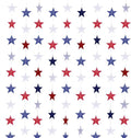 XIANMU 8 Strands Star Streamers Paper Garland Patriotic Decorations Red White Blue Hanging Stars Banner for 4th of July Memorial Day Independence Day Veterans Day Party Decor