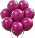 AFTERLOON® Biodegradable Balloons 24 pcs Magenta 10 Inch, Matte Color Thickened Extra Strong Natural Latex Helium Float, Multicolor Colorful Bulk Color ballon Globos Para Decoration De Fiestas Kids