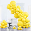 PartyWoo Yellow Balloons 152pcs Different Sizes of 18 12 10 5 Inch Matte Yellow Latex Balloon Arch Kit Garland for Easter Bee Baby Shower Sunflower Birthday Graduation Party Decorations Yellow-Y55