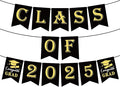 OHOME Graduation Decorations Banner Class of 2026-2026 Graduation Party Decorations - Black Backdrop for Party Favors Supplies