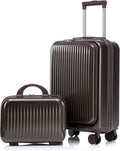 20/14 Inch Hardside Luggage, Durable ABS Suitcase with Spinner Wheels