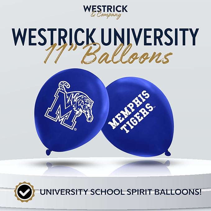 Kentucky Wildcats Balloons 10 Pack 11" Official Licensed Logos, Helium Quality Latex Balloons, Perfect for College Football Team Celebration, Decorated Front and Back by Westrick