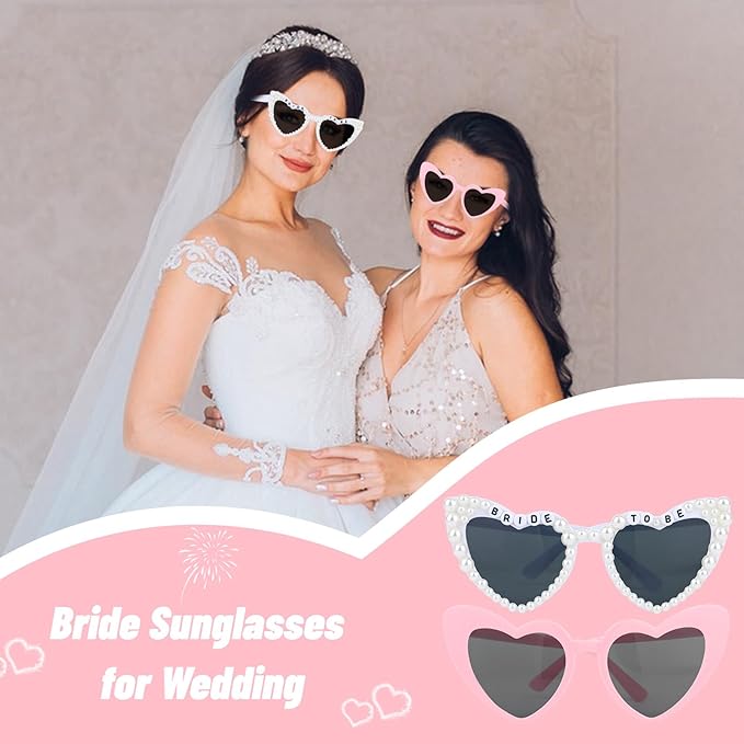 10 PCS Bride to Be Sunglasses Bachelorette Sunglasses Bulk for Bride Bridesmaids Bachelorette Party Gifts