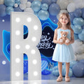 Big Marquee Light-up Letter Decorations: 4 Feet Tall Large Letters R Marry Me Proposal Gender Reveal Alphabet 4FT Sign Graduation Party Wedding Engagement Anniversary HOCO Decor Mosaic Balloon