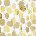 Champagne Gold Engagement Party-Decorations Paper-Garland - 52ft Glitter Wedding Hanging Streamers Banner,Bachelorette Bridal Shower Birthday Christmas Housewarming Backdrop Decor Burgleda