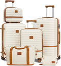 Joyway Expandable Luggage Sets 5 Piece, Hard Case Suitcase Set with Spinner Wheels, Hardshell Lightweight Travel Luggage with TSA Lock