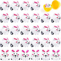 30 PCS Easter Rabbit Toy Cars,Rabbit Toys Pull Back Cars,Mini Bunny Toys for Easter Basket Stuffers,Easter Egg Stuffers,Party Favors,Classroom Prizes,Birthday Gifts,Kids,Girls,Boys