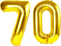 40 Inch Gold Balloon Number 70 Balloon,Jumbo Mylar Foil Helium Balloon for 70 Birthday Digital Balloons for Birthday Party,Wedding Anniversary Party Decorations