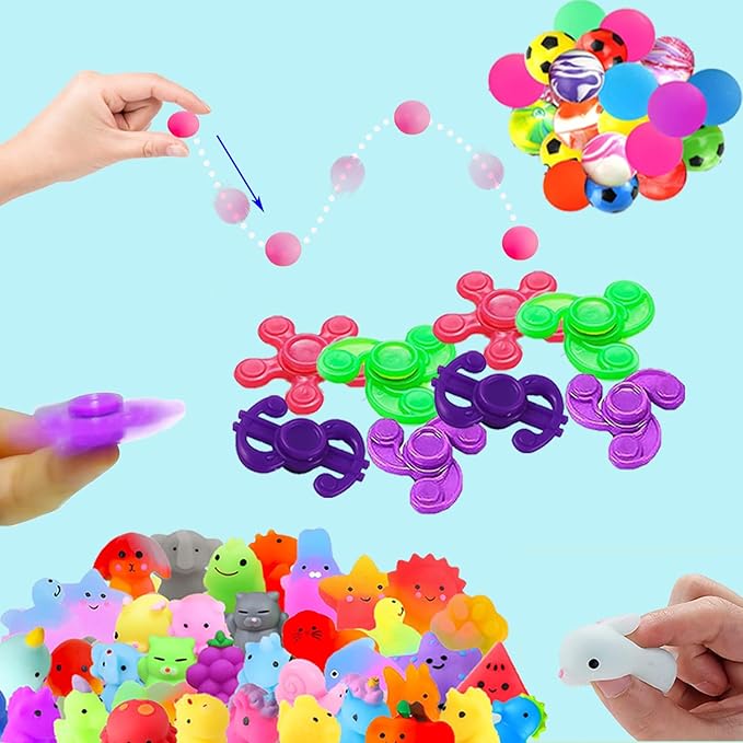 132 Pcs Party Favors Toys for Kids 4-8, Easter Egg Fillers, Assortment Treasure Box Toys for Classroom Prizes,Goodie Bags Stuffers, Pinata Fillers Bulks Small Toys Carnival Prizes