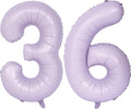 40 In Matte Purple Number Balloons Helium Foil Mylar Balloon Birthday Party banquet Decoration Digital 36