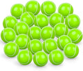 24 Pcs Tennis Bouncy Balls for Kids, 32mm Rubber Bounce Sport Balls Bulk for Party Favors, Goodie Bag Fillers, Easter Gift Bag Stuffers, Basket Stuffers, Classroom Prizes, Carnival Party Supplies