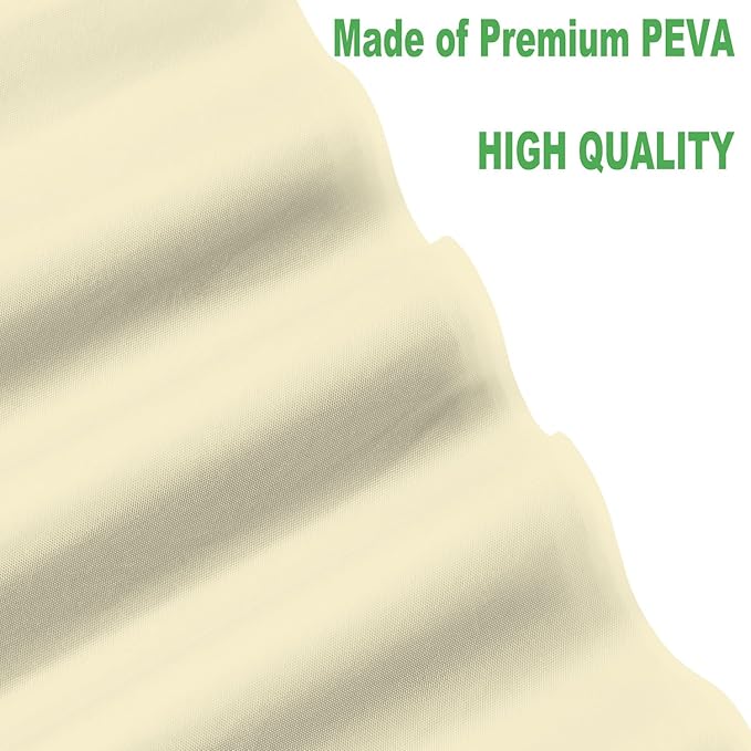 Plastic Ivory Tablecloths 3 Pack Cream Disposable Table Covers 54" x 108" Milky White Table Cloths for Bridal Shower Parties Picnic Engagements Weddings Birthdays, Fits 6 to 8 Foot Rectangle Tables