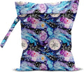 Wet Bag for Swimsuit, Beach Travel Essentials Wet Dry Bag, for Sunscreen Toiletry Dirty Clothes Yoga Gym Diaper, Friends Summer Beach Vacation Gifts. Colorful jellyfish