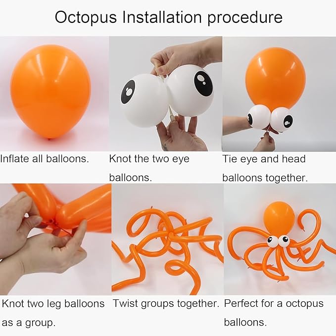 2 Packs Ocean Themed Party Decorations 330pcs Blue Balloon Arch Garland Kit Bubble Balloons Marine Animals Fish Balloons for Nemo Dory Luca Birthday Under The Sea Decorations Shark Party
