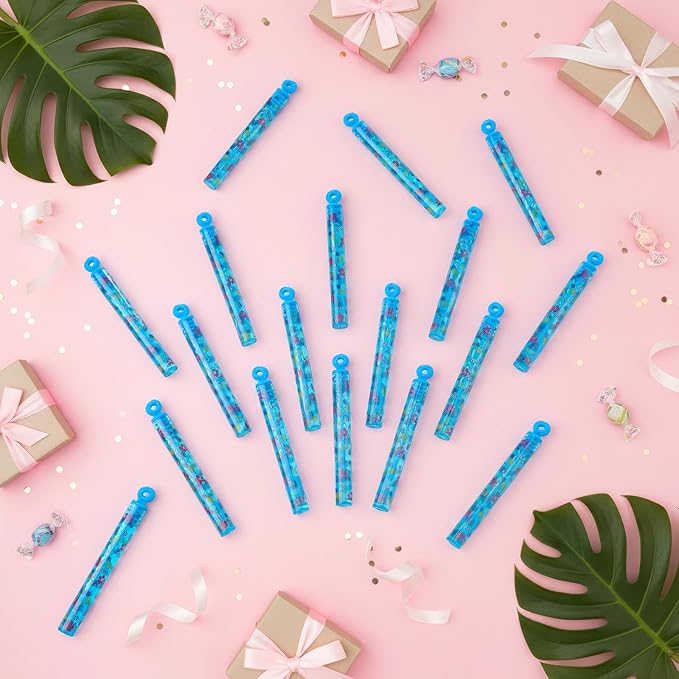 32 Pcs Hawaiian Bubble Wands Funny Bubble Wands for Adult Tropical Party Favors Summer Gift Toys Birthday Party Goodie Bag Stuffers Gifts Wedding Supplies