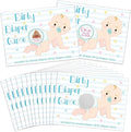 Geyee 60 Pieces Baby Shower Scratch off Game Funny Raffle Cards Baby Shower Party Games Decorations Cute Activity for Activity and Idea for Boy Girl(Nude Color)
