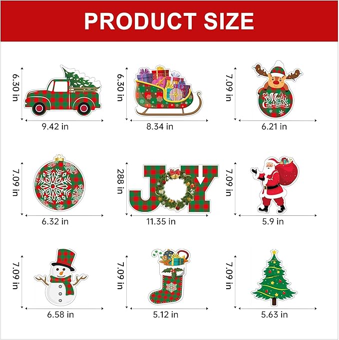 36Pcs DIY Christmas Decorations Hanging Swirls Santa Claus Xmas Balls Christmas Ceiling Swirls for Xmas Party Decorations