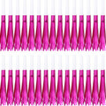 30 Pcs Gold Noise Makers, Metallic Fringed Noise Makers for New Year Party Favor Supplies, Rose Red