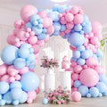 Pink and Blue Balloons Garland Arch Kit - 170Pcs Gender Reveal Balloon Garland Arch Kit Different Size Balloons for Boy or Girl Gender Reveal Baby Shower Birthday Party Decorations