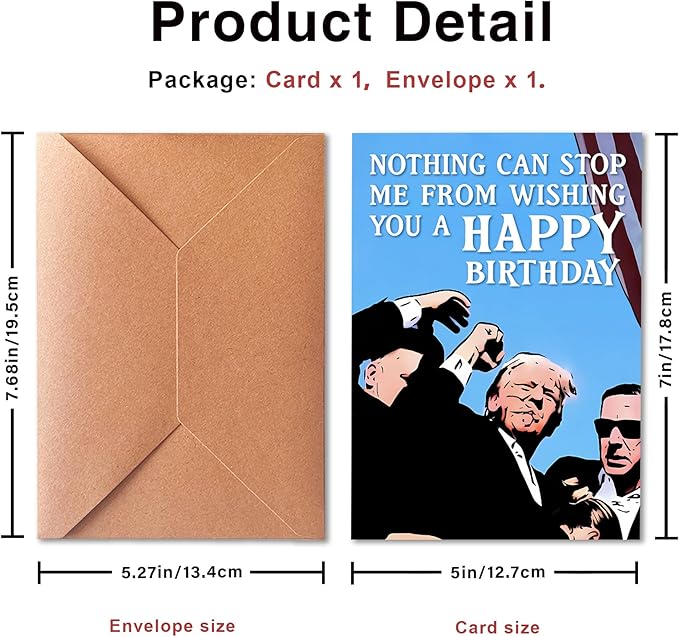 Funny Birthday Card – Nothing Can Stop Me Comic Style Greeting for Him – Humor Card for Friends or Coworkers, Birthday Gifts for Men | Friend | Brother