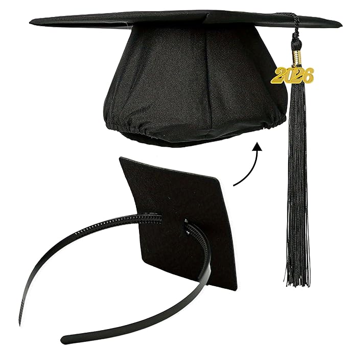 KatchOn, Graduation Cap Headband – Pack of 1 | Graduation Hat Headband | Anti-Fall Headband for Graduation Cap | Graduation Accessories 2026 | Essential Hat Accessory for Graduates, Students