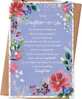 Daughter In Law Birthday Card, Happy Birthday Card Gifts for Daughter-in-Law