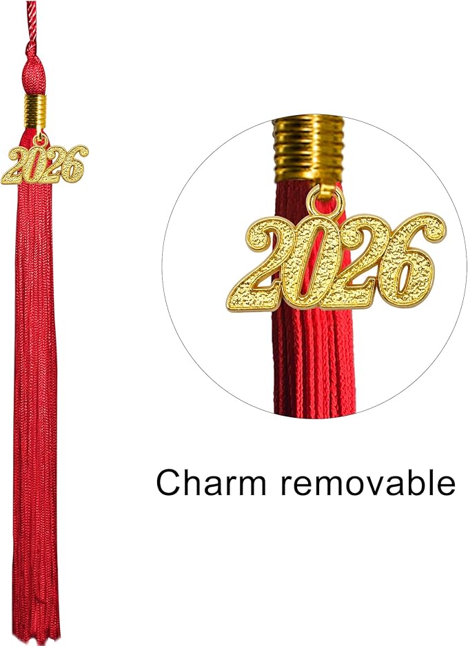 GraduatePro Matte Graduation Cap and Gown Class of 2026 Set Bulk with Tassel for High School & College 12 Colors