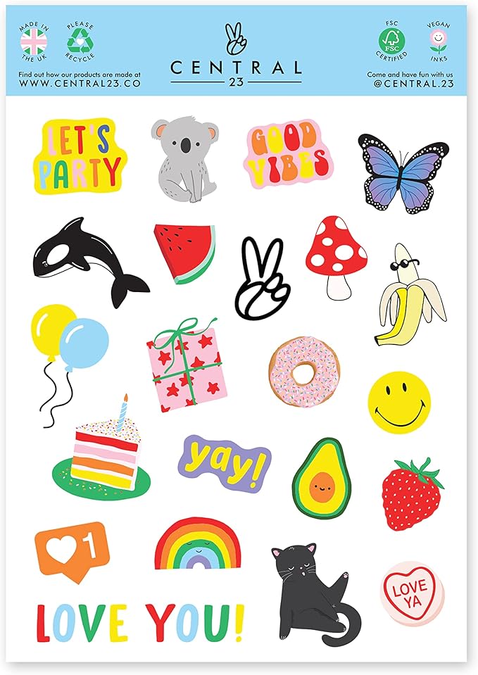 CENTRAL 23 Birthday Cards For Women Funny - Best Friend Birthday Card Female - 'Always Classy, Sassy, And A Little Bit Bad Assy' - Galentine Gifts For Sister Daughter Cousin - Comes With Stickers