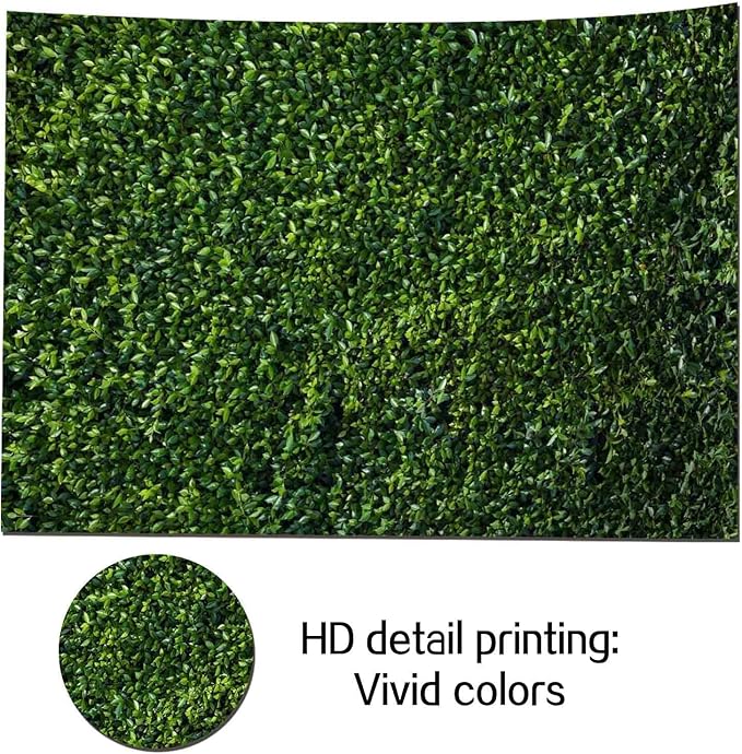 Nature Spring 3D Green Leaves Theme Photo Background Wedding Birthday Party Newborn Baby Shower Photography Backdrops Zoo Decor Shoot Props Bannner (7x5 FT)