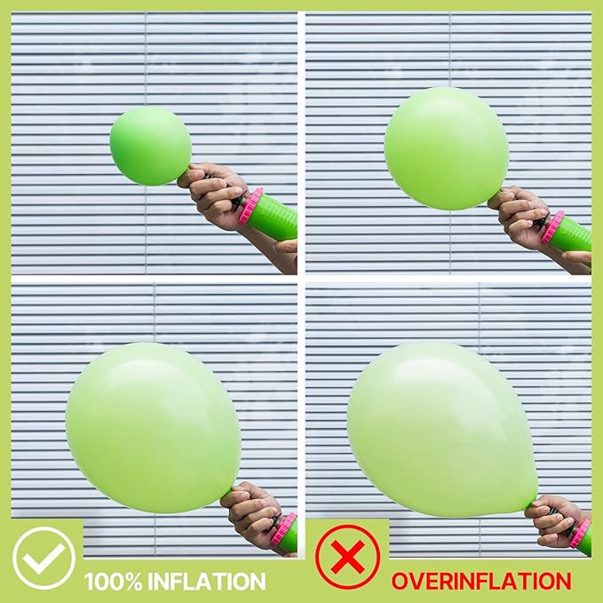 PartyWoo Lime Green Balloons 50 pcs 5 Inch Small Mini Neon Yellowish Light Green Latex Balloons for Graduation Halloween Safari Summer Weddings Baby Showers Birthday Party Decorations Green-Y6