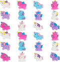 24 Pcs Squishy Toys, Unicorn Kawaii Mochi Squishies, Unicorn Party Favors Stress Relief Toys, Goodie Bags Christmas Birthday Gifts Classroom Prizes for Kids (Unicorn)