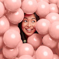 AFTERLOON® Biodegradable Mini Balloons 100 pcs Baby Pink 5 Inch, Matte Color Thickened Extra Strong Latex Helium Float, Baby Shower Gender Reveal Garland Arch Wedding Birthday Party Decorations