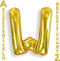 AULE 40 Inch Big Letter Balloon Gold W Large Foil Helium Alphabet Balloons A-Z for Birthday Anniversary Graduation New Year Party Decoration Supplies