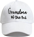 Adjustable Embroidered Hat for Bridal Shower Wedding Engagement Anniversary Honeymoon Newlyweds Couples Gifts
